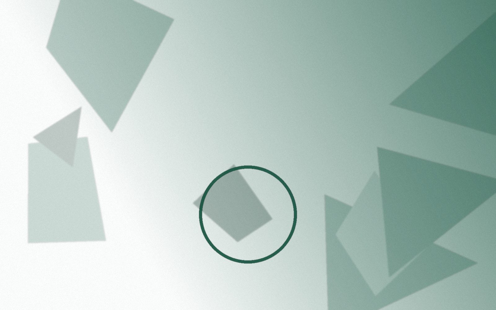 Abstract brand-toned composition representing a systems implementation project